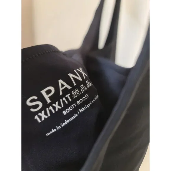 SPANXshape™ Booty Boost® Flare Jumpsuit Size 1X Black - Picture 5 of 6